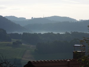 Morgens über den Dächern von Schönberg
